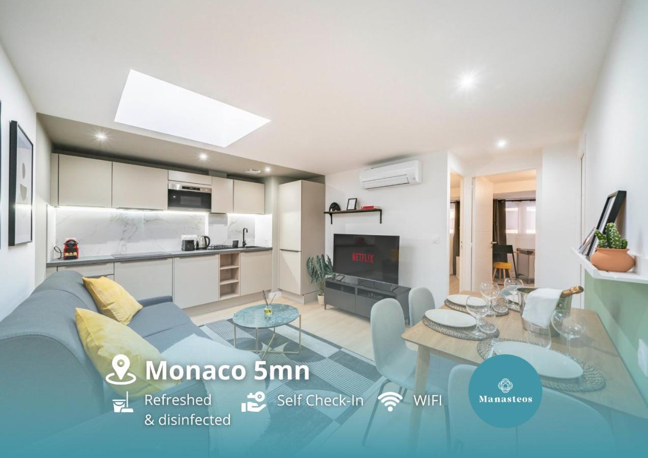 Appartement 5Mn A Pied Monaco - Hypercentre - Aq à Beausoleil Extérieur photo